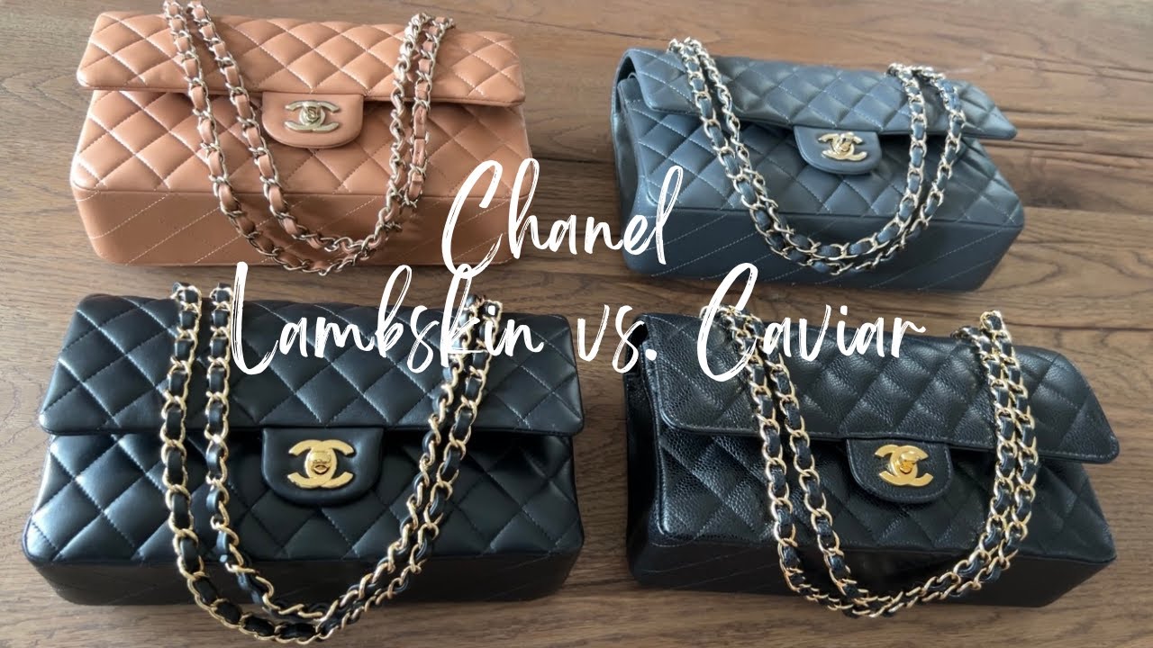 Chanel Caviar vs Lambskin Leather  Demelzas World