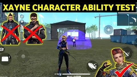 FREE FIRE NEW XAYNE CHARACTER SKILL TEST ! XAYNE CHARACTER ABILITY TEST ! NEW ACTIVE SKILL CHARACTER