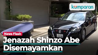 Jenazah Shinzo Abe Tiba di Tokyo, Warga Berikan Bunga