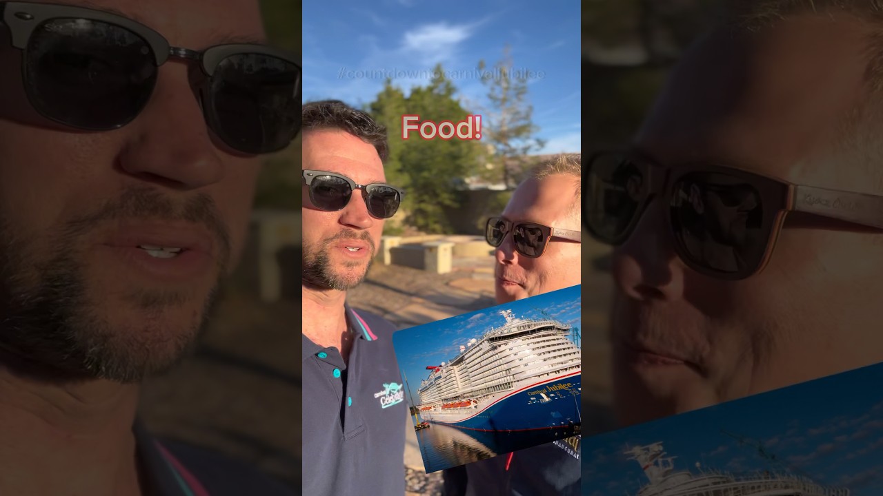 The #countdown to Carnival Jubilee continues with information on the food found onboard! #shorts