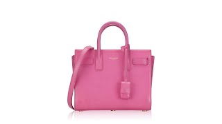 Saint Laurent Calfskin Nano Sac De Jour Lipstick Fuchsia screenshot 3