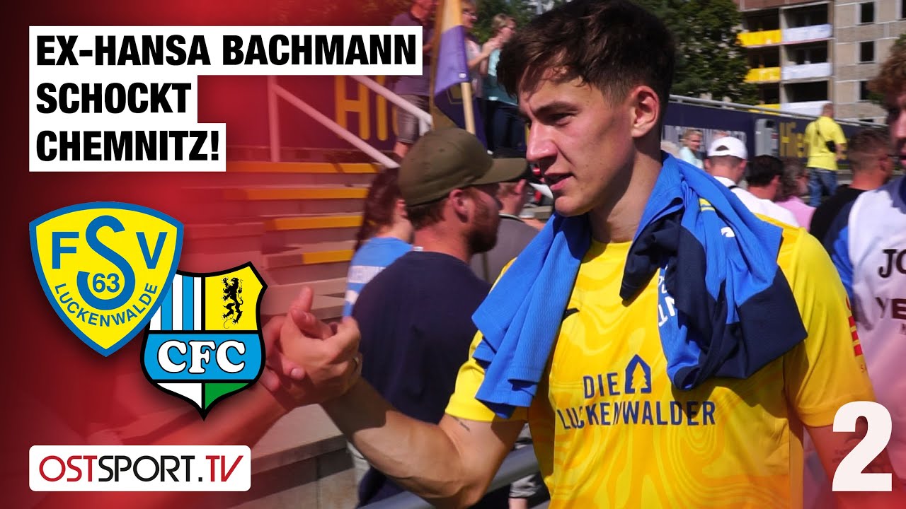 Ex-HANSA Bachmann schockt den CFC: Luckenwalde - Chemnitzer FC | Regionalliga Nordost