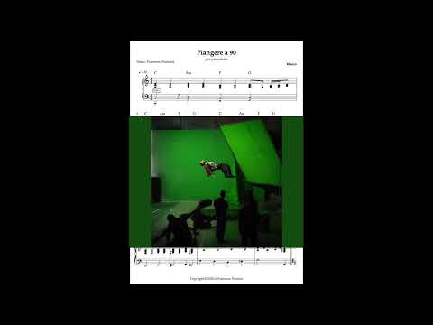 Piangere a 90 (spartito pianoforte) - Blanco