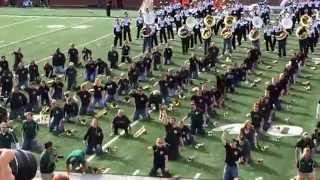 2014 OU 110 alumni band halftime dance band stage right