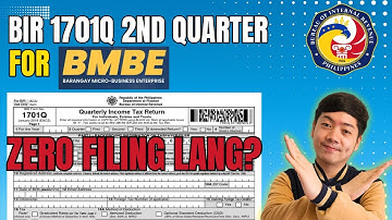 1701Q 2nd quarter 2025 : How to File 1701Q using eBIR Online for BMBE | EASIEST WAY - ZERO TAX!