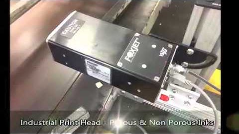 FoxJet VX12 Series - High Resolution Inkjet Printer