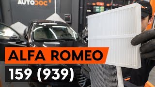 Skift Kabinefilter ALFA ROMEO 159 Sportwagon (939) - videovejledning