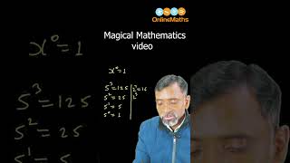 Why Any Number Raised to the Power 0 Is Equal to 1? #shorts #shorttricks #onlinemaths