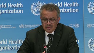 "The pandemic is accelerating," says WHO