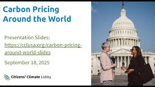 CCL Training: Carbon Pricing Around the World