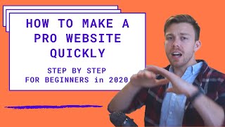 👉 How to Make a Wordpress Website Quickly - Walkthrough All Steps For Beginners (2020)