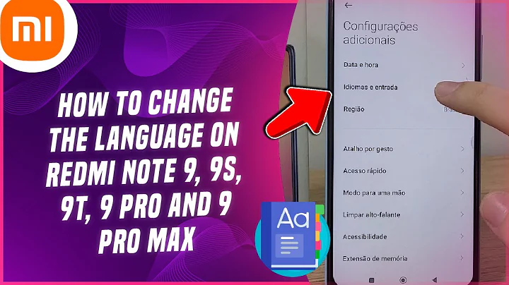 How to change the language on Redmi Note 9, 9S, 9T, 9 Pro and 9 Pro Max