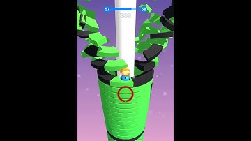 Stack Ball 3D Level 57 Gameplay (iOS,Andriod)