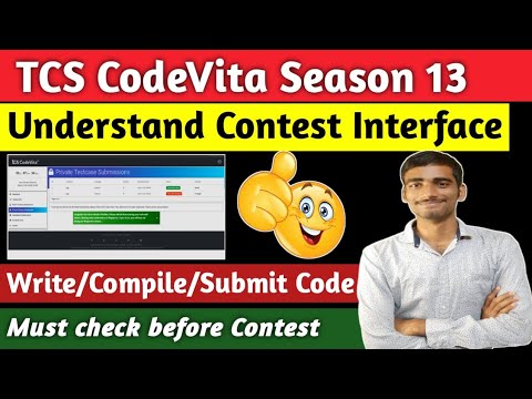 Codevita Contest Interface |How to write,compile & submit the code🤔#tcs ...