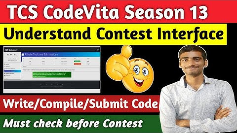 Codevita Contest Interface |How to write,compile & submit the code🤔#tcs#tcs_codevita