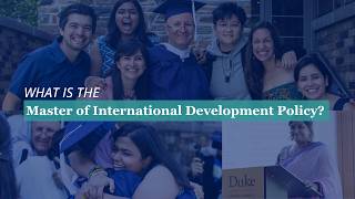 What Is Duke's Master of International Development Policy (MIDP)