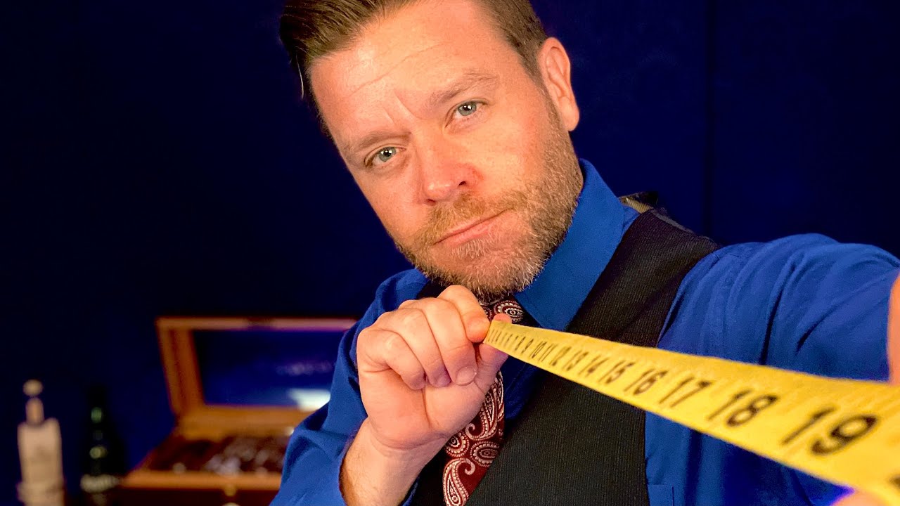 ASMR | Bespoke Suit Fitting and Measurements