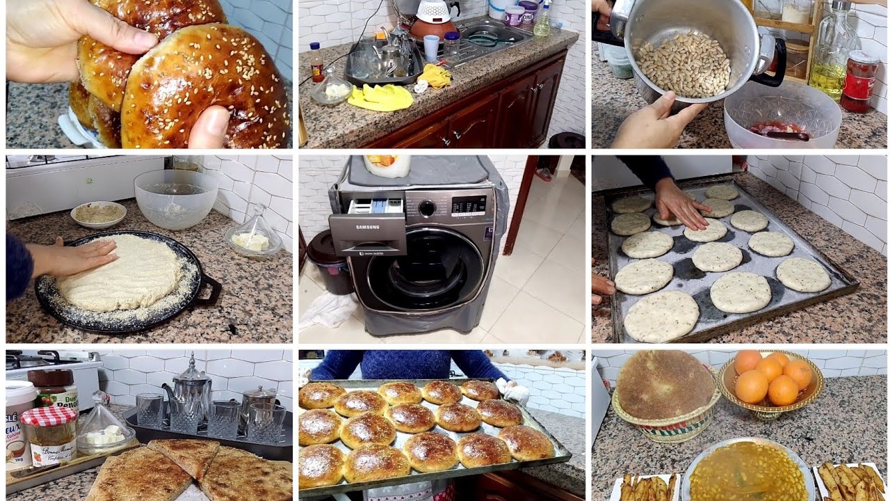 روتين شتوي بامتياز 🌧️ شقا مختلف ✅حرشة بالشعير ⬆️غذاء شتوي 👍قراشل بلديين ديال هاد البرد👌