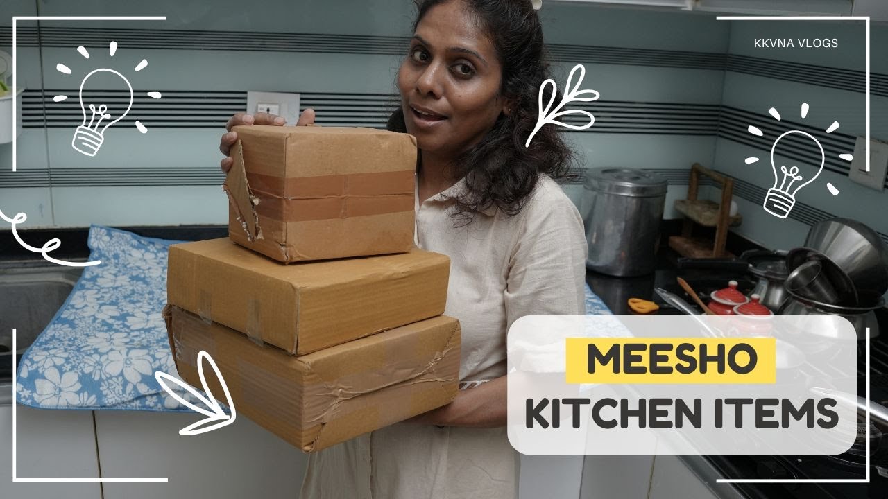 New kitchen items from Meesho🤗🤗😍😍 | Onion uthappam for breakfast 😋