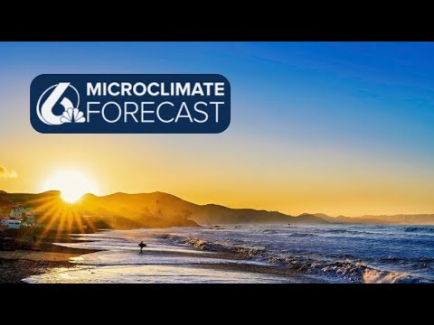 80s in December?!? Strong winds bring waves and very warm temps - YouTube