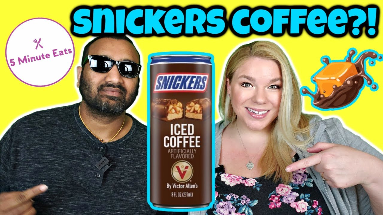 Victor Allen's Snickers Iced Coffee Review YouTube