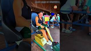 Girl Gets Locked in Roller Coaster Seat 😱 #short #viralvideo