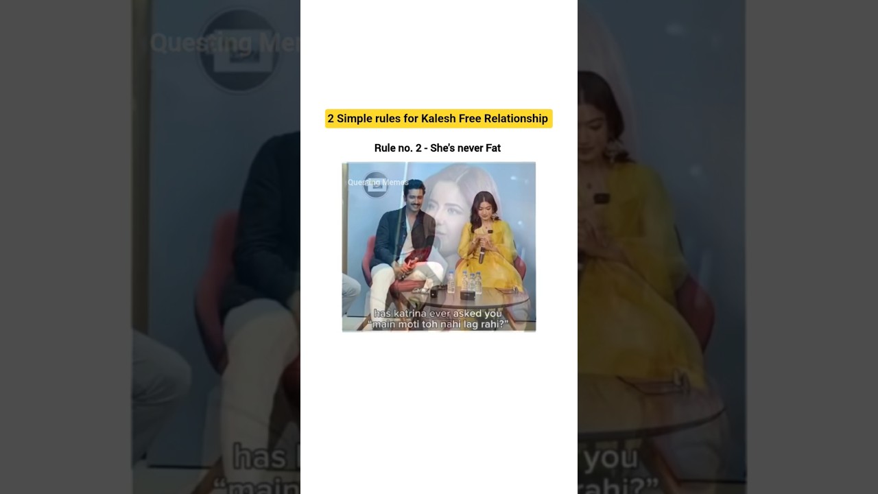 Agree ? How to avoid Kalesh ft Vickat 😂❤️ #katrinakaif #bollywood #vickykaushal #couple #viral
