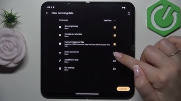 How to Clear Browsing Data on GOOGLE Pixel 9 Pro Fold