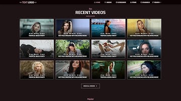 SXT17 - HTML5 Video Website Template - Color Version 5