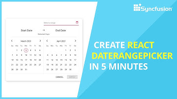 Learn about React DateRangePicker in 5 Minutes