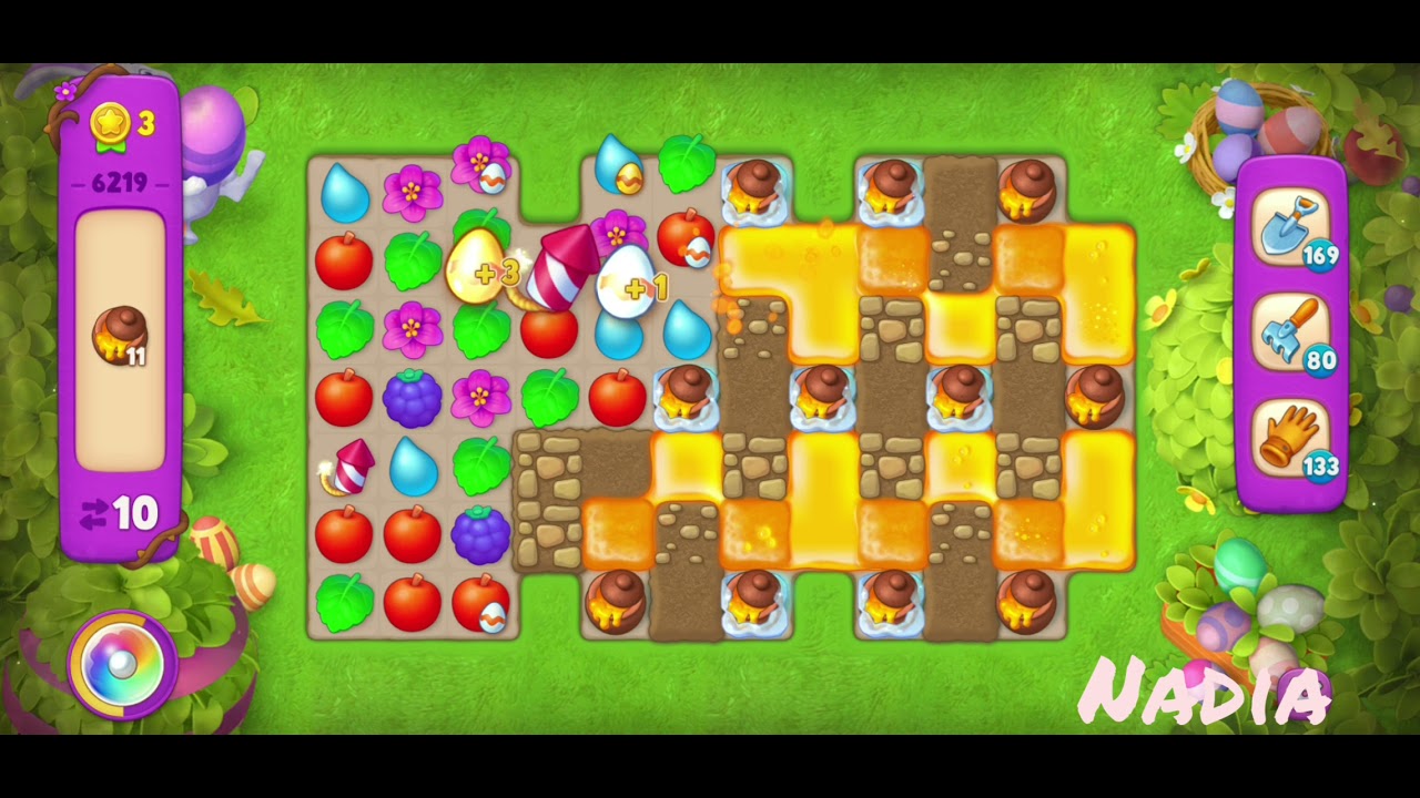 Gardenscapes Level 6219🥀. No Boosters used