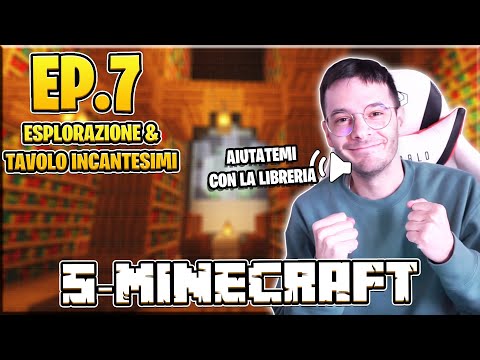 ESPLORAZIONE E TAVOLO DEGLI INCANTESIMI..Sminecraft ep.7! Minecraft #minecraft #minecraftita