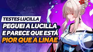 LUCILLA É FORTE mas parece que não muda tanto comparado com a LYNAE.