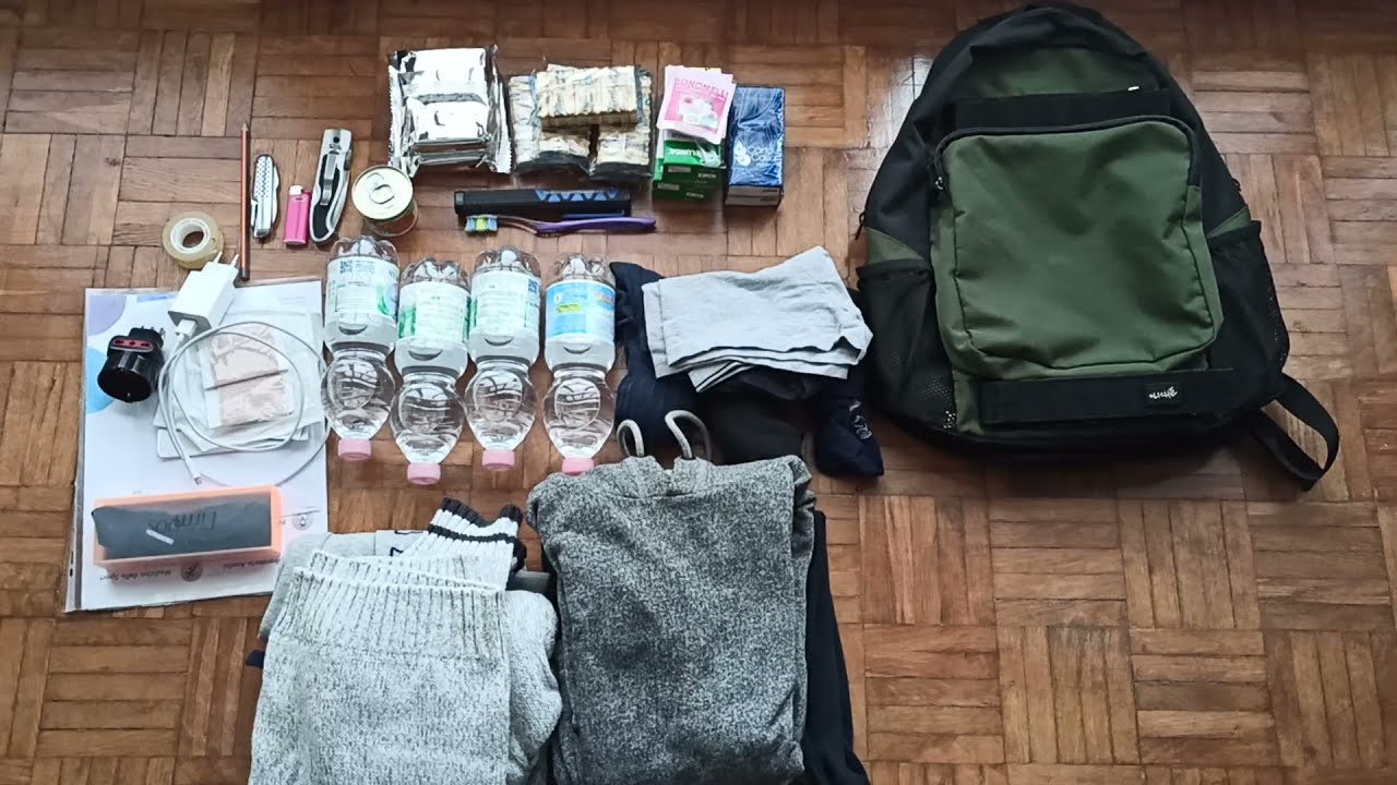 BUG OUT BAG Tutorial - Zaino per le EMERGENZE