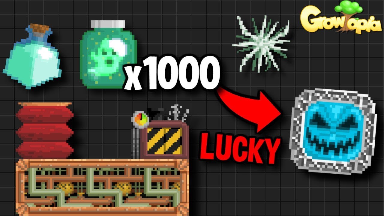 ЧТО ВЫ ПОЛУЧАЕТЕ ОТ 1000 ПРИЗРАКОВ В БАНКАХ?? [УДАЧА] | Growtopia