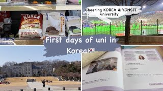 KOREA VLOG🇰🇷 First days of uni in Korea/ Cozy Korea vlog✨