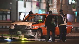 意識もうろう、信号無視で横断歩道へ　笹塚でタクシー暴走　１人死亡、５人負傷