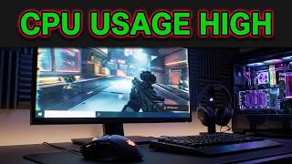 Fix 100 Percent High CPU Usage and Stutter Lag in PC Games