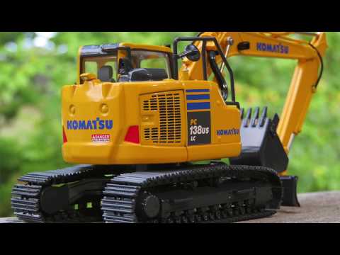 First Gear 1:50 Komatsu PC138USLC-11 REVIEW - YouTube