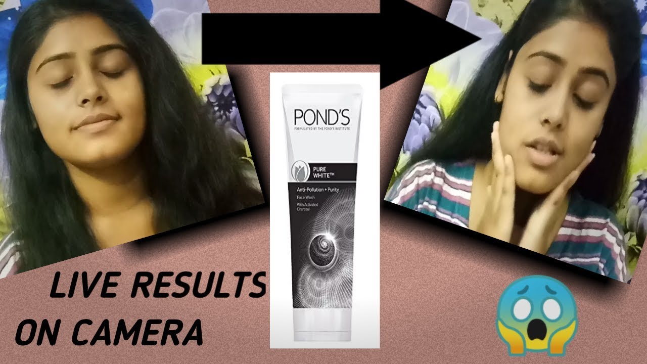 Ponds Face Wash Activated Charcoal Live Results On Camera Best 