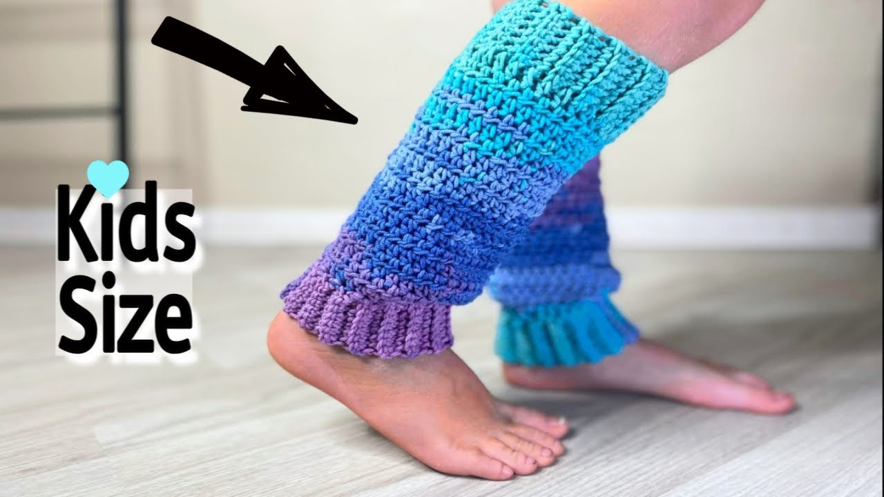 Kids COLOUR Changing LEG WARMERS