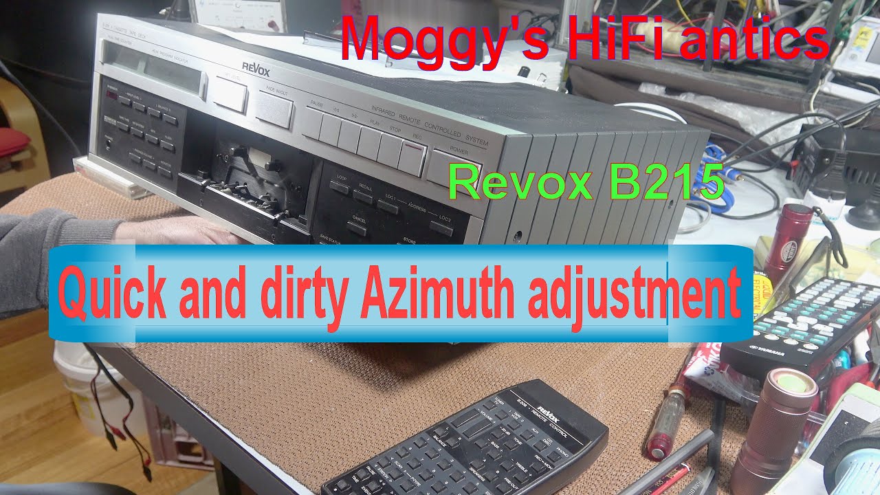 Регулировка азимута Revox B215. Быстрый и простой способ.