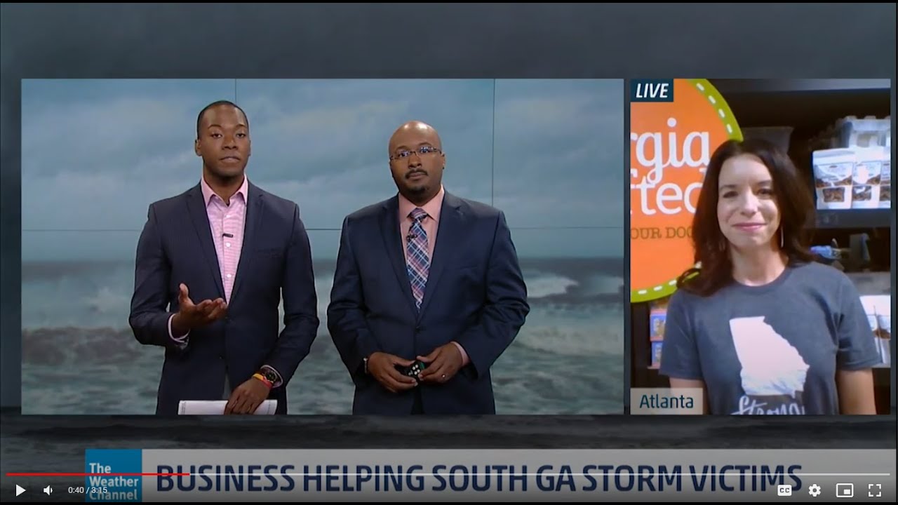 Erin Zwigart on The Weather Channel Discussing Hurricane Michael Damage in 2018