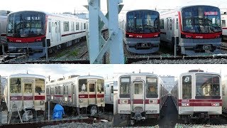 【東武70090系 おそらく今後見られない 3編成並び 本日71792Fから運用開始】東武70090系 3編成が運用開始すると、東武20000系列の廃車が一気に進む可能性あり