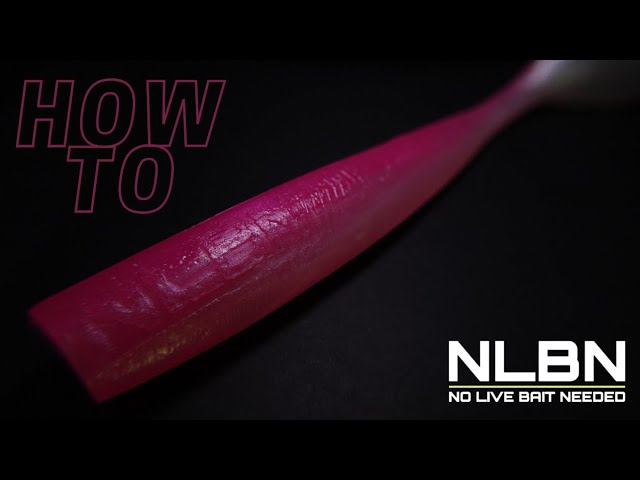 MASSIVE 8 NLBN PADDLE TAIL - HOW TO RIG #fishing #saltwaterfishing #nlbn  #lure #howto#snookfishing 