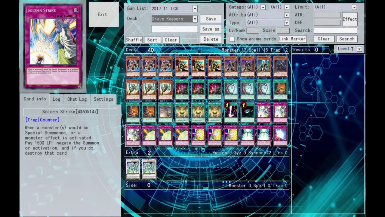 YuGiOh Gravekeeper Deck 2018 YouTube