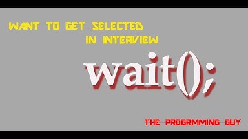 Java Programming Basics  | Wait Method in Java