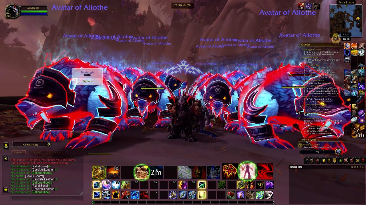 The infinite bear bug - Shadowlands