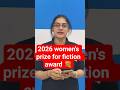 Main channel re rati ku pakei daba 2026 women's prize for fiction  award 💐#shorts#gk#saimaam