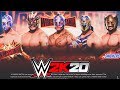 WWE 2K20 Kalisto VS. Sin Cara VS. Rey Mysterio VS. Lince Dorado VS. Gran Metalik | TLC Match